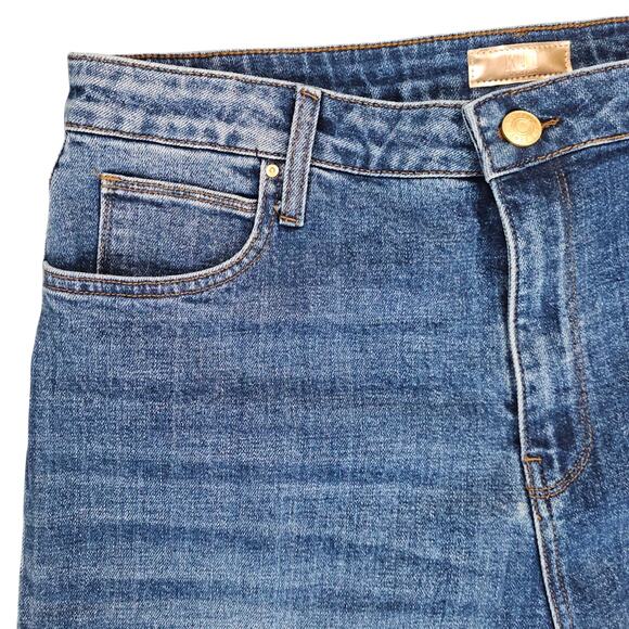 NWT Kut From the Kloth Jeans Womens Size 14 Wide Leg Sienna Rolled Hem Stretch - Picture 5 of 16